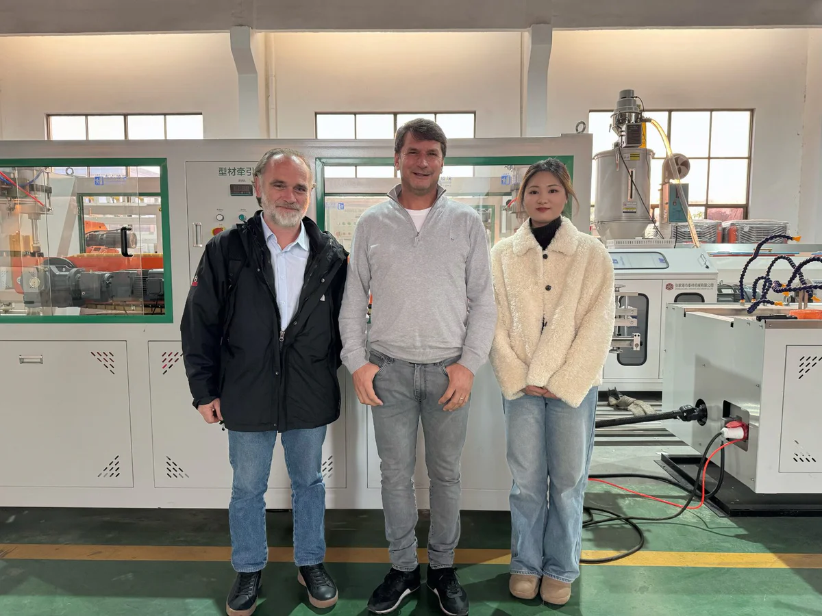 Pipe specification and production requirements reviewed before an extruder quote