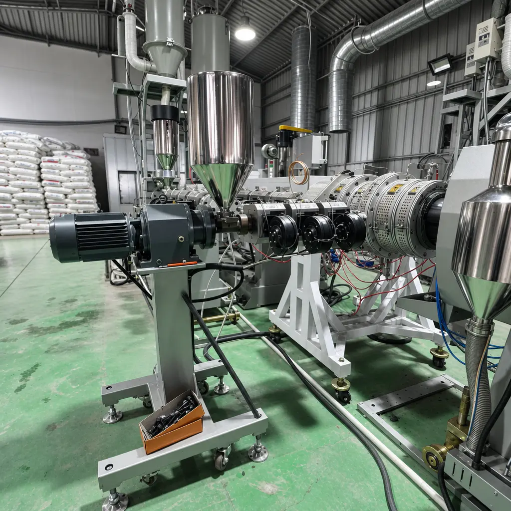 co-extrusion HDPE pipe extrusion line